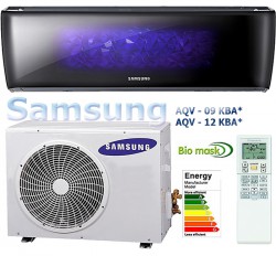 Samsung AQV-09/12 KBA, — the unique and elegant design of the air conditioner decorates any interior.
